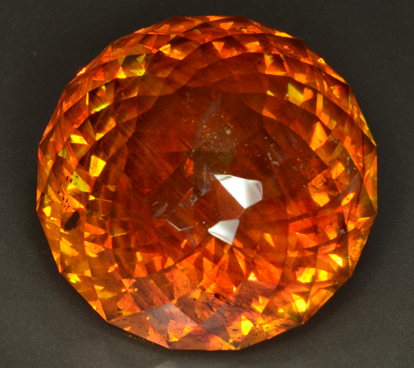 Faceted spanish sphalerite