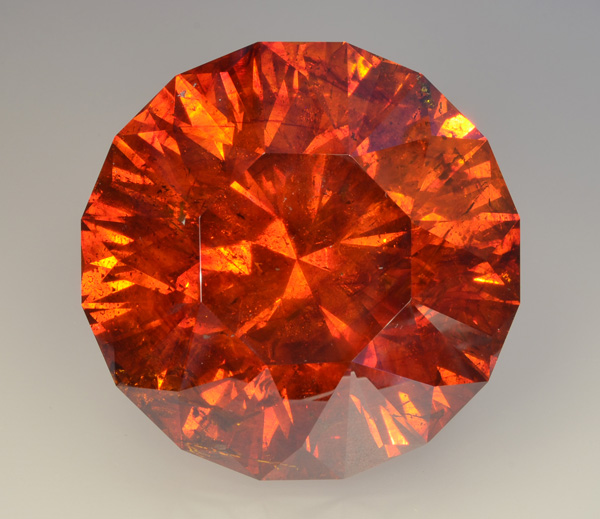 Faceted spanish sphalerite