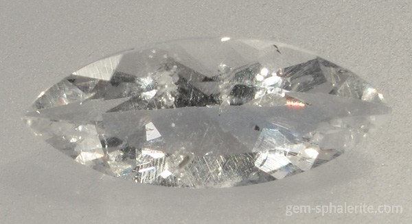 Faceted spanish sphalerite